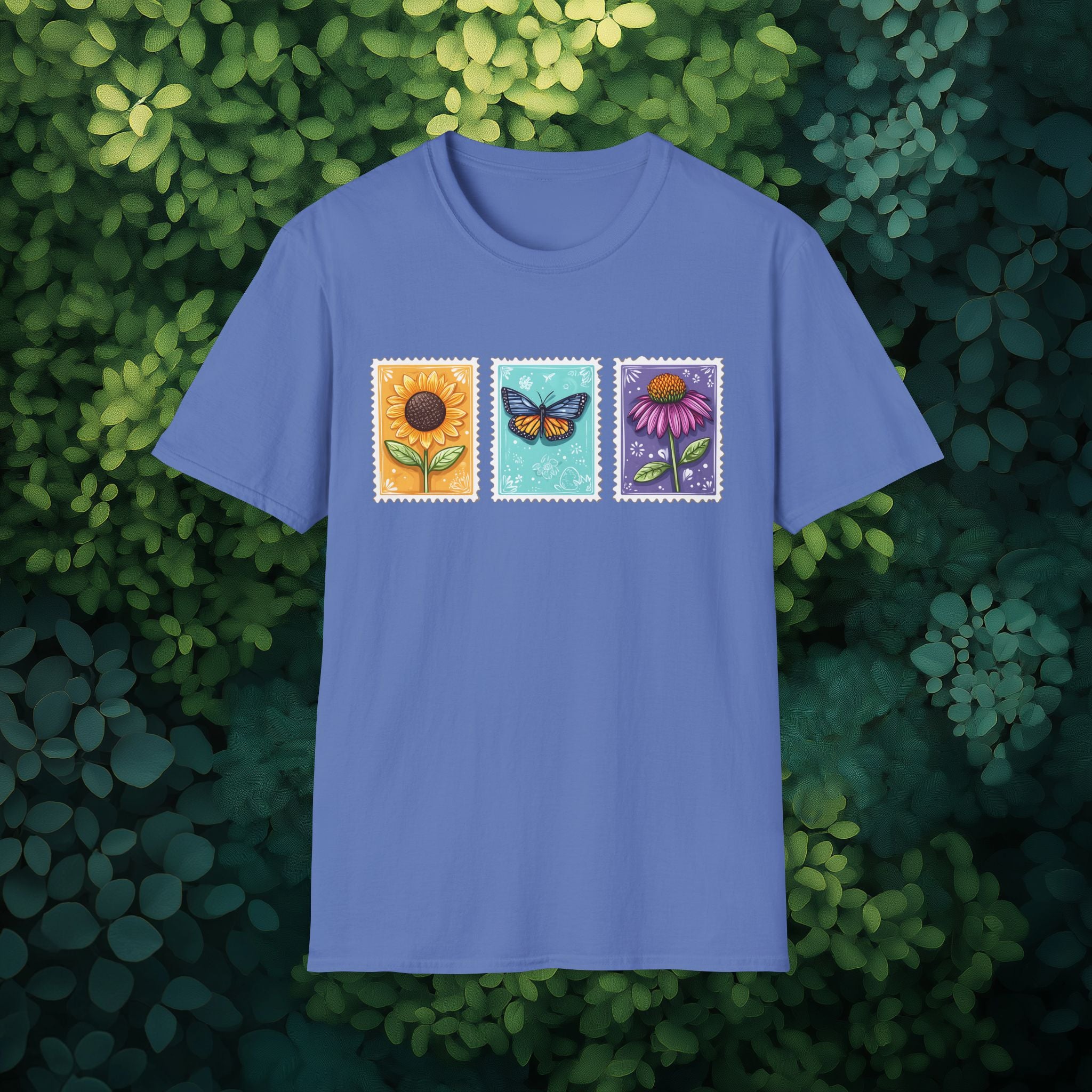 Trio of Floral Postage Stamps T-Shirt