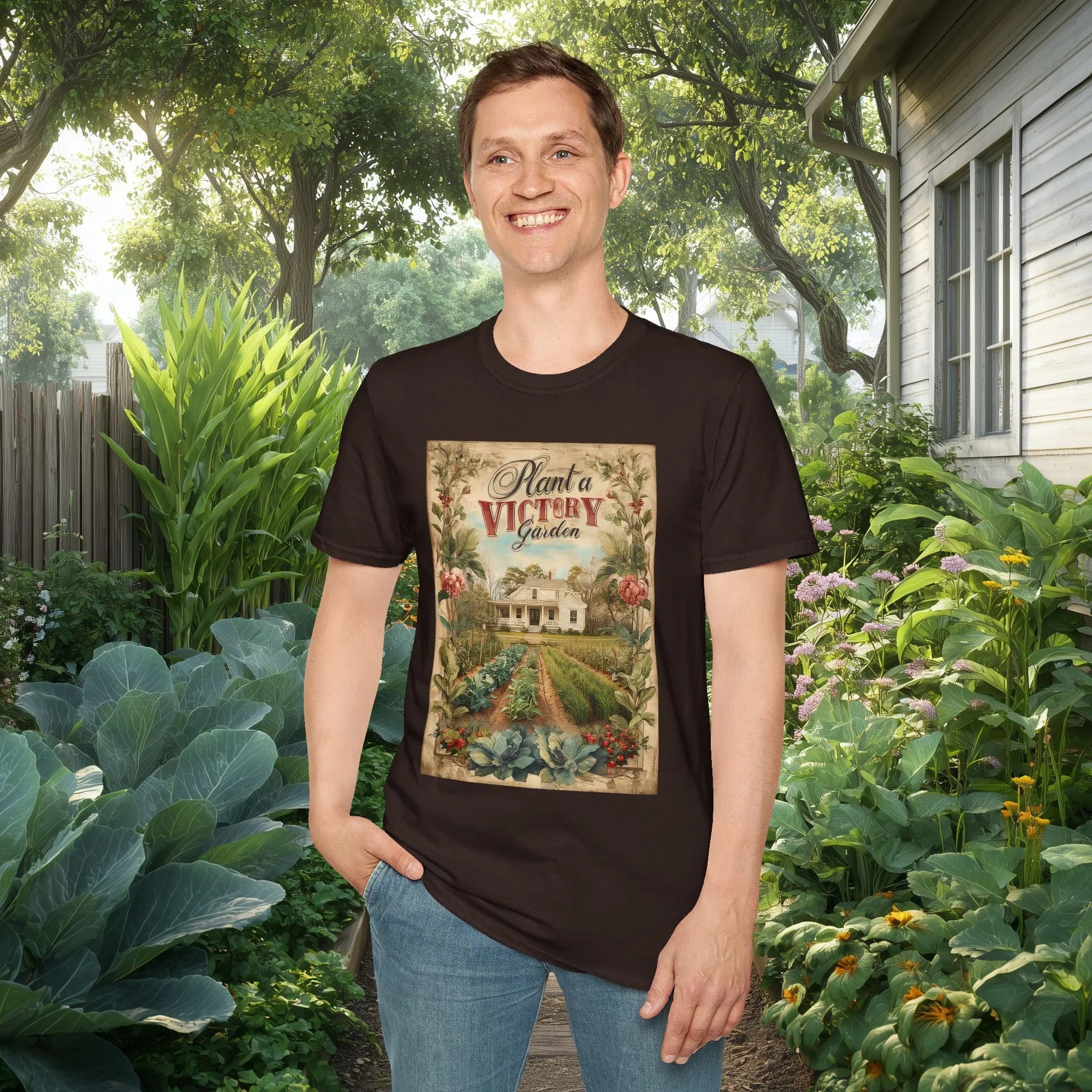 Vintage Plant a Victory Garden Poster T-Shirt