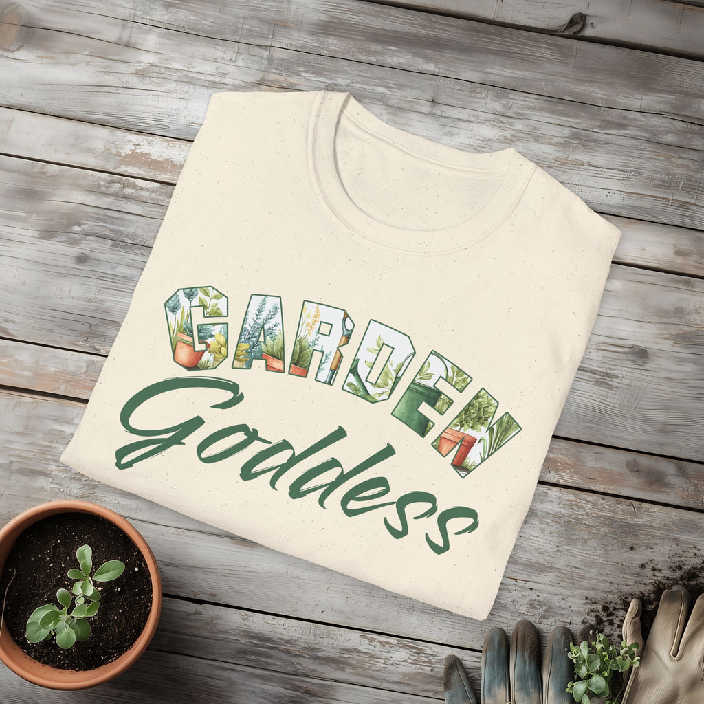 Garden Goddess T-Shirt for Plant Lovers and Gardeners