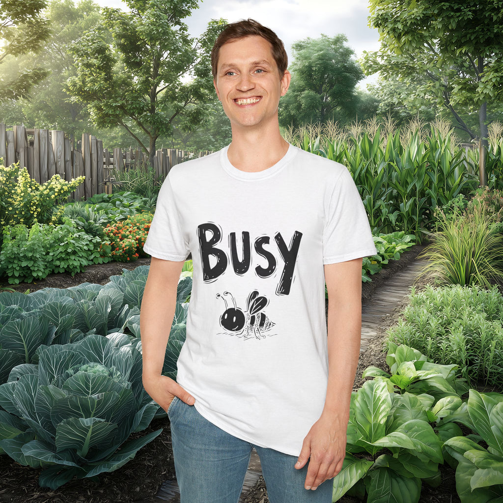 Busy Bee Doodle T-Shirt for Nature Lovers