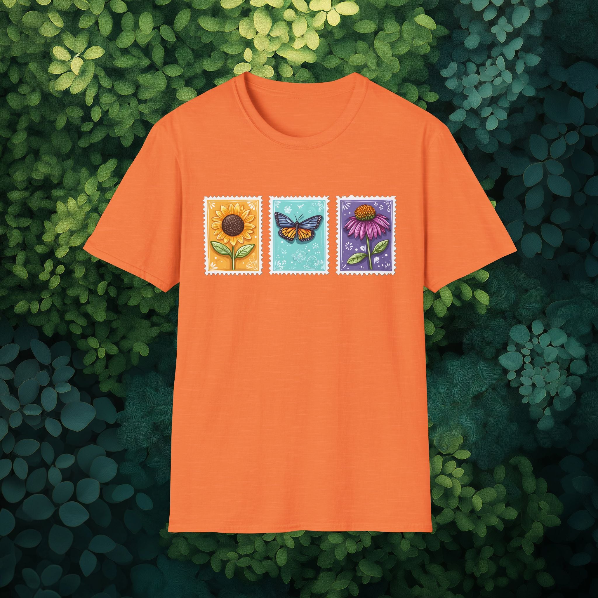 Trio of Floral Postage Stamps T-Shirt