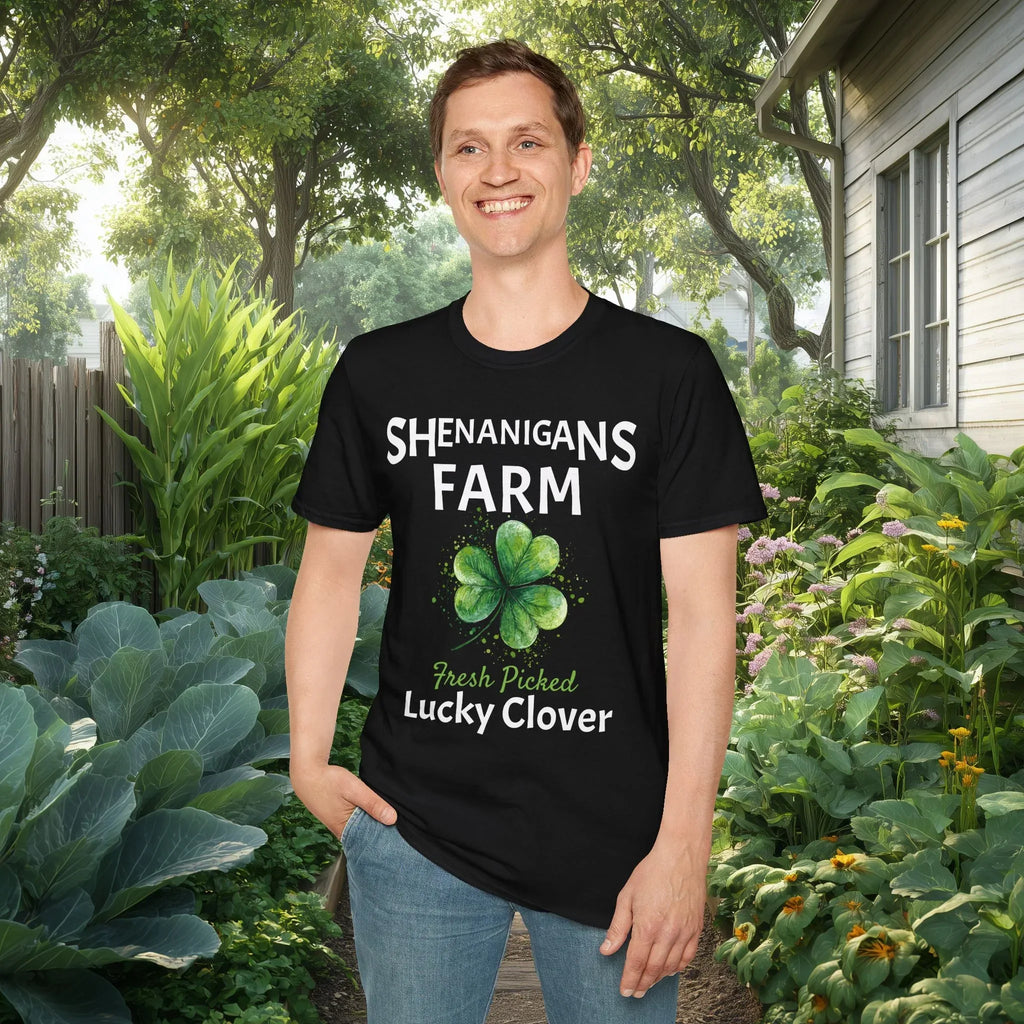 Shenanigans Farm Fresh Lucky Clover T-Shirt