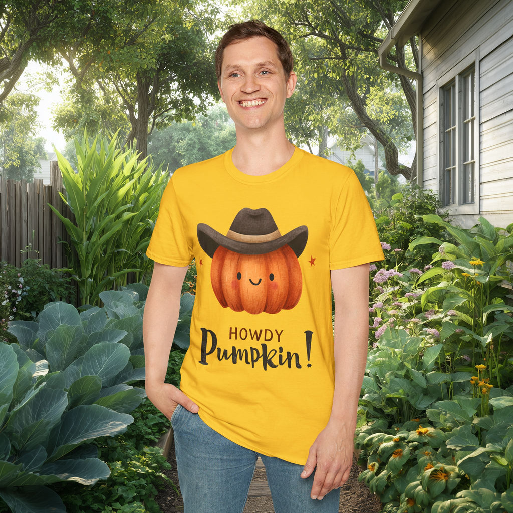 Howdy Pumpkin T-Shirt - Modern Minimalist Vibe