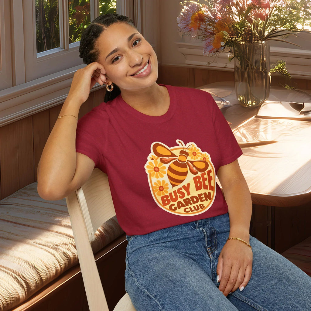 Busy Bee Garden Club Shirt – Retro 60s Bee Tee