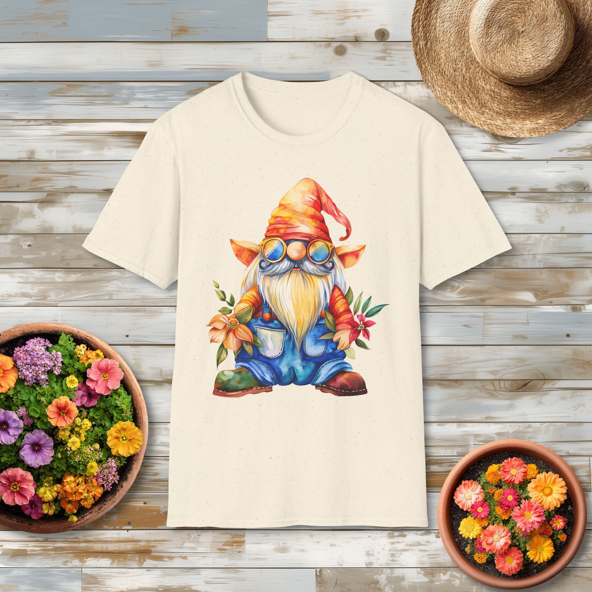 Summer Vibes Farmer Gnome T-Shirt
