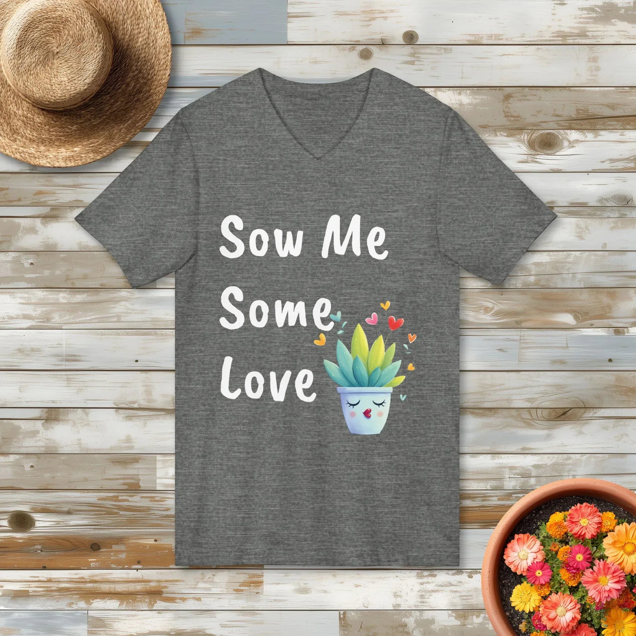 Sow Me Some Love V-Neck Shirt