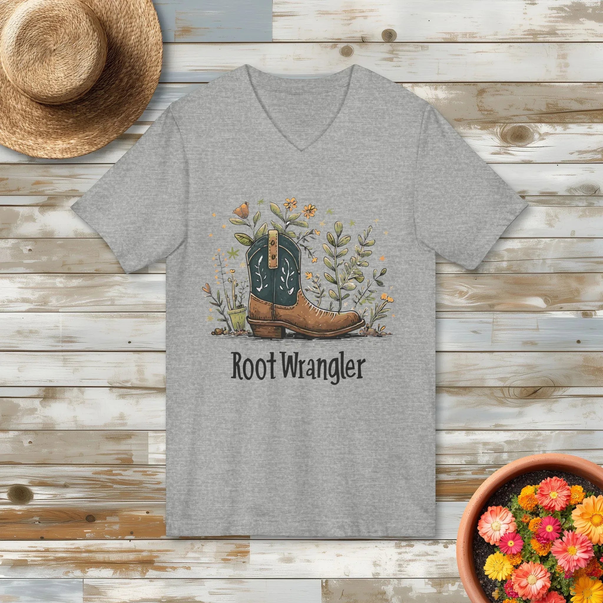 Root Wrangler V-Neck T-Shirt