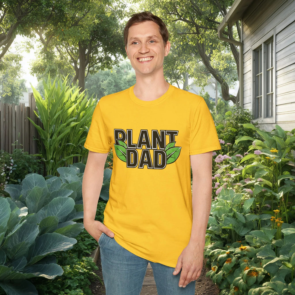 Plant Dad T-Shirt for Gardeners