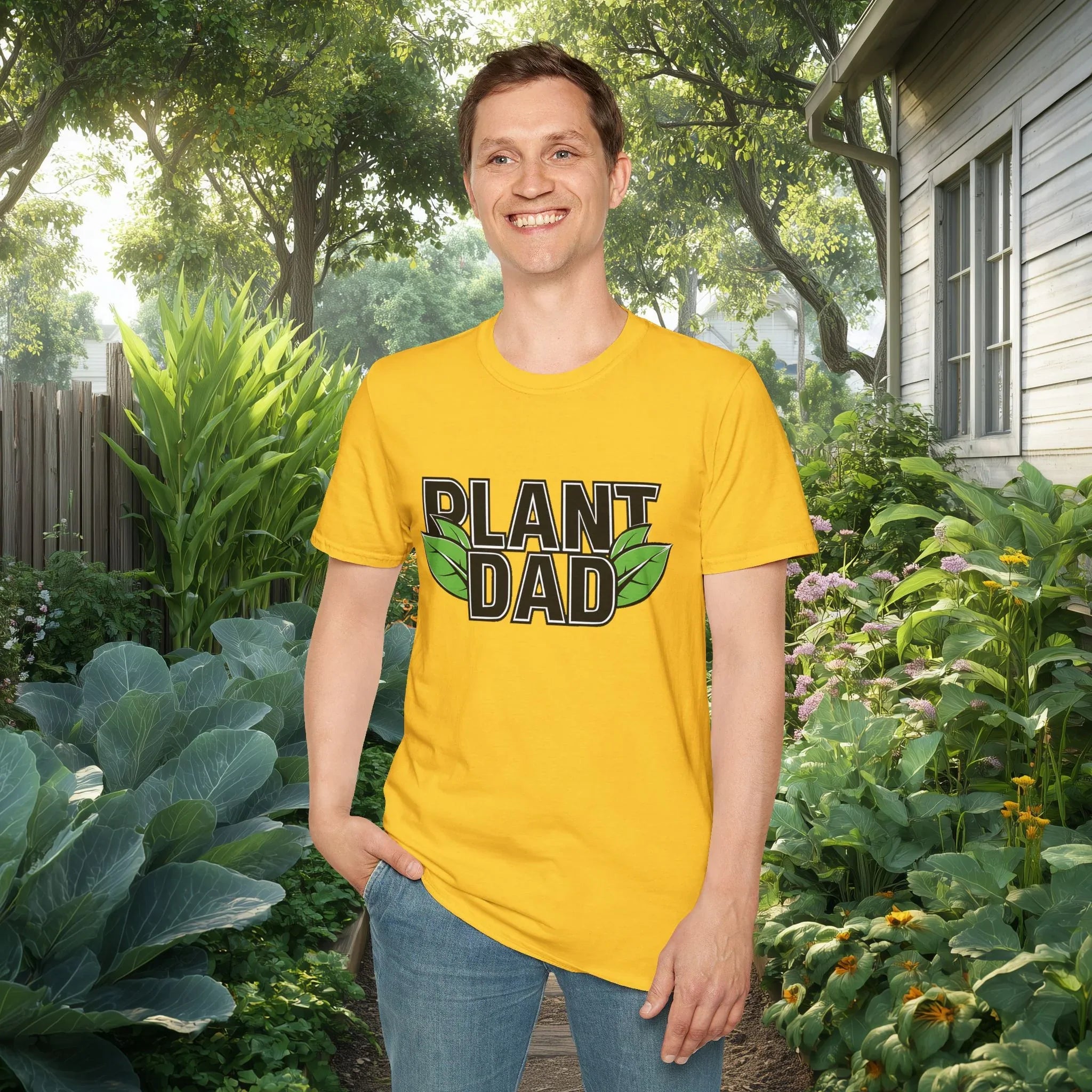 Plant Dad T-Shirt for Gardeners