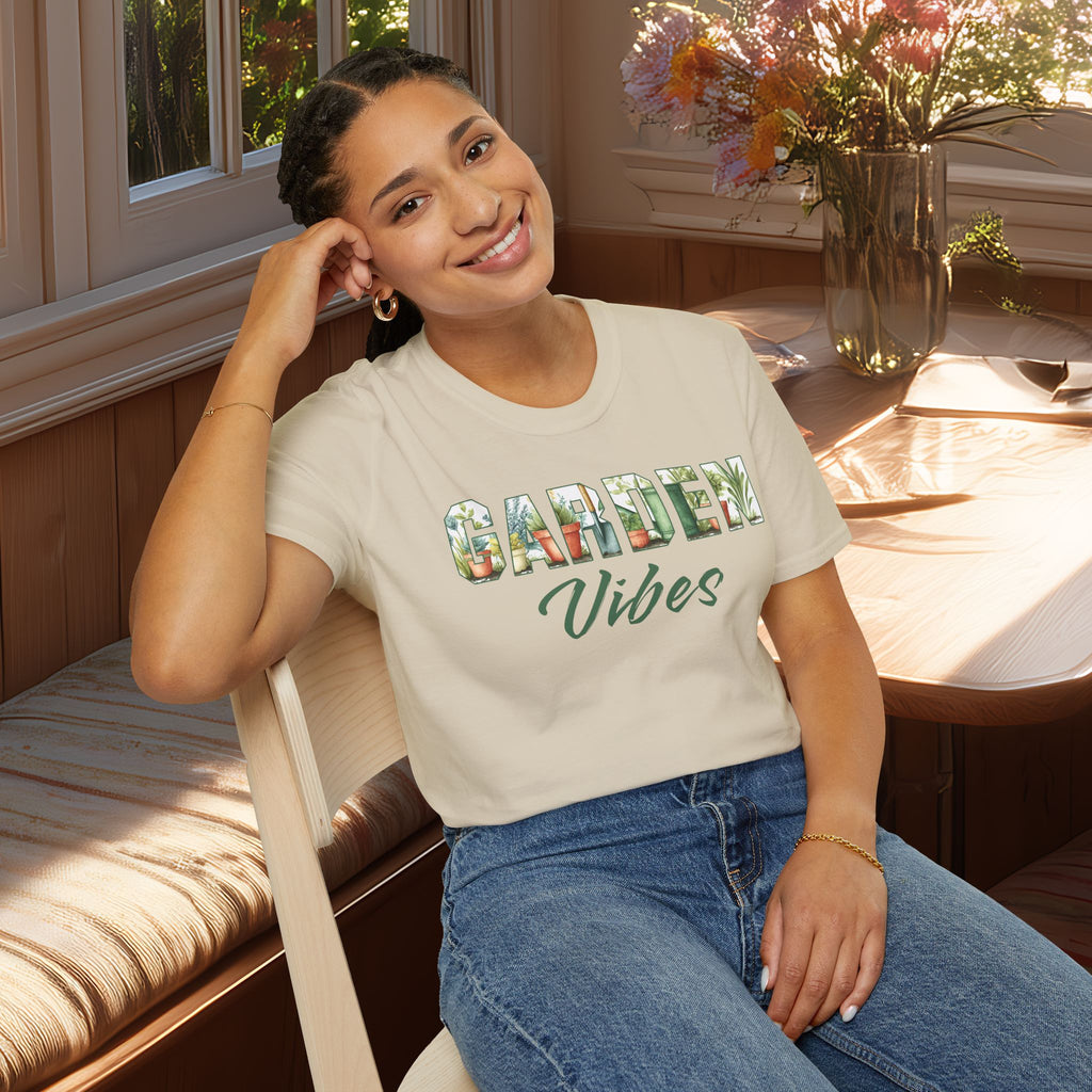Garden Vibes T-Shirt for Plant Lovers and Gardeners