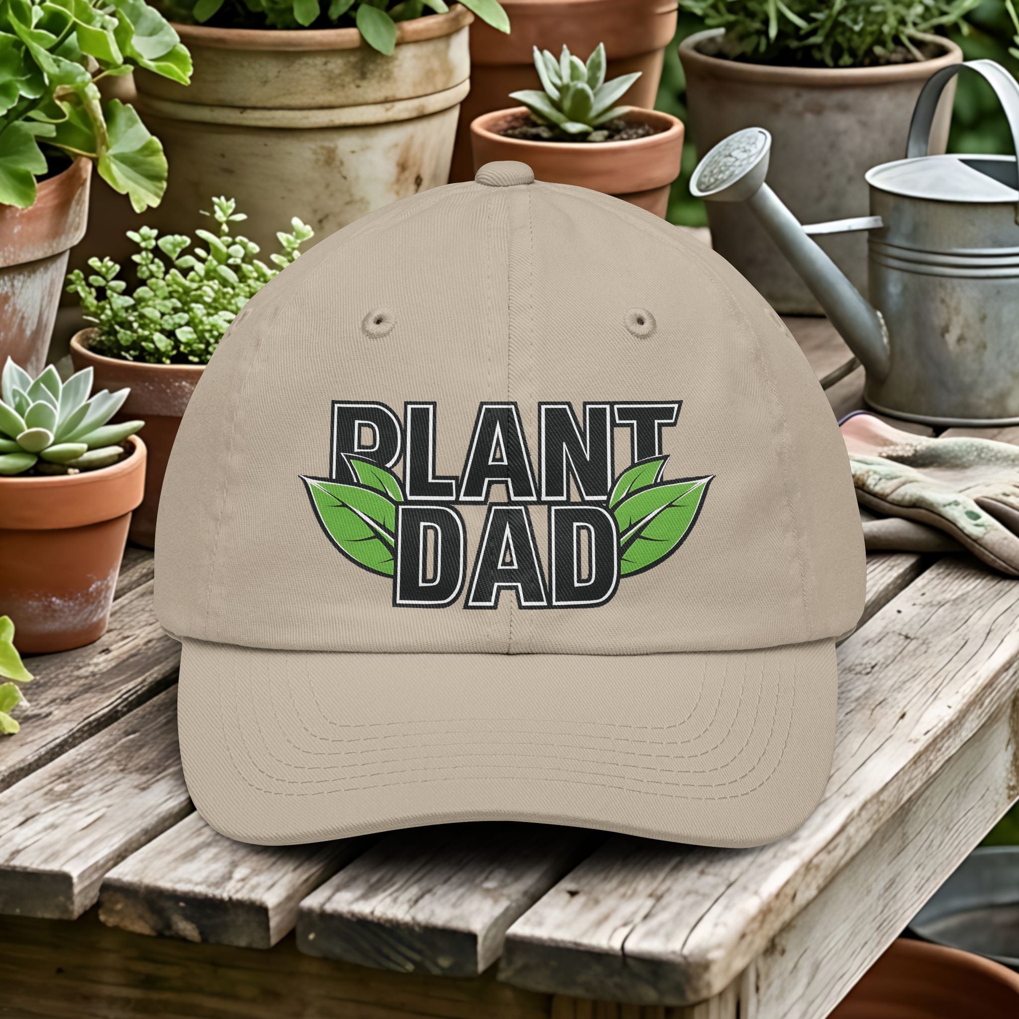 Plant Dad Collegiate Style Gardening Hat