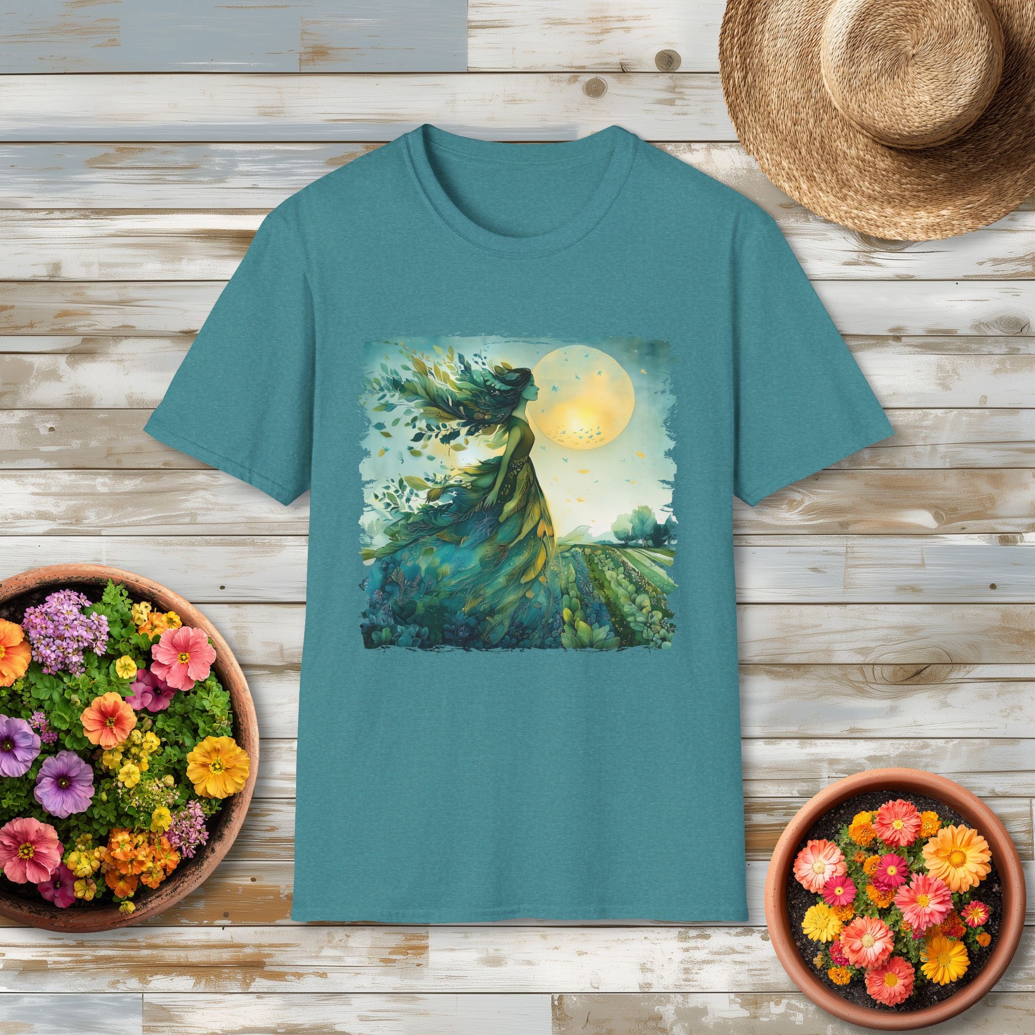 Garden Goddess T-Shirt for Gardeners, Nature Lovers, Summer Casual Wear