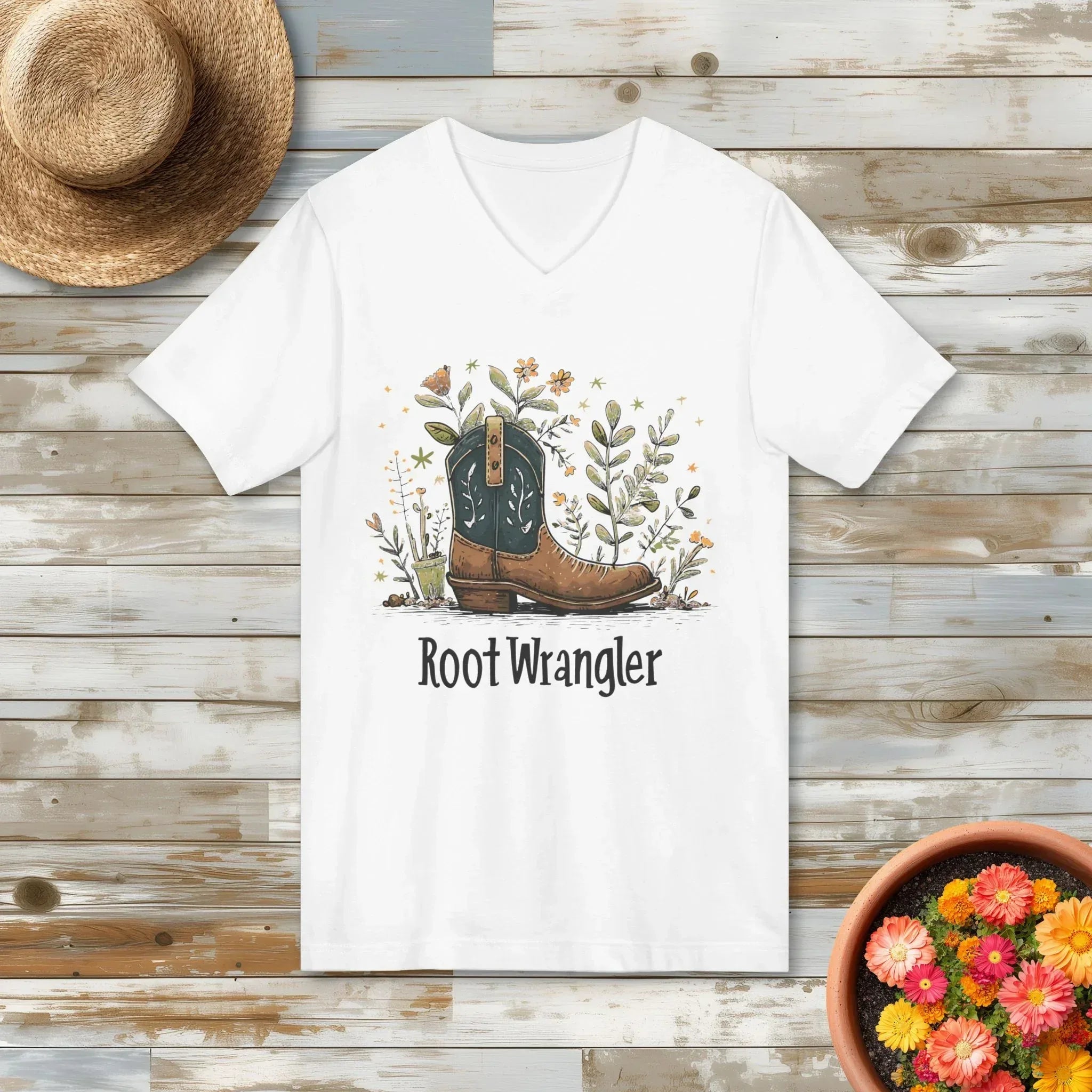 Root Wrangler V-Neck T-Shirt