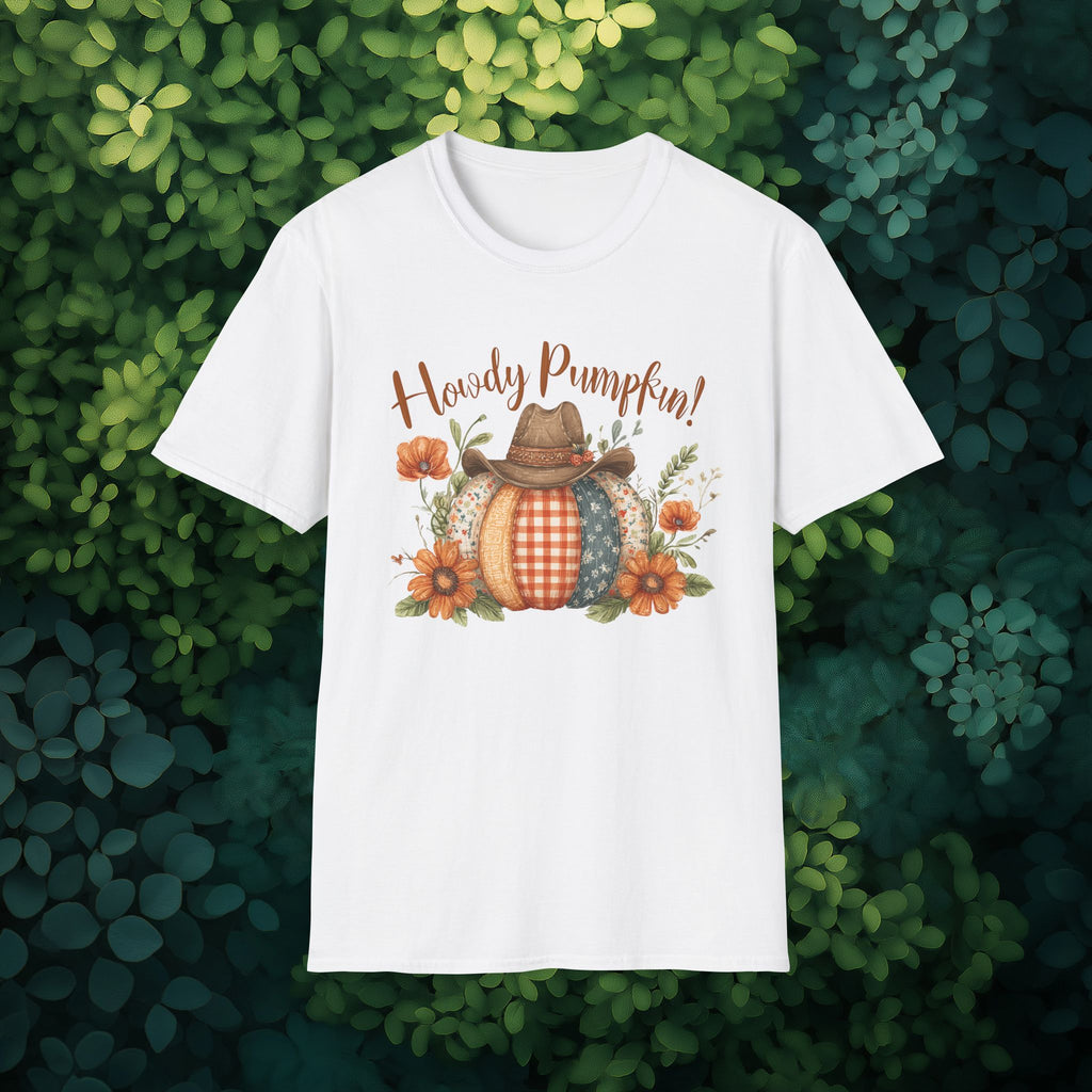 Patchwork Howdy Pumpkin T-Shirt