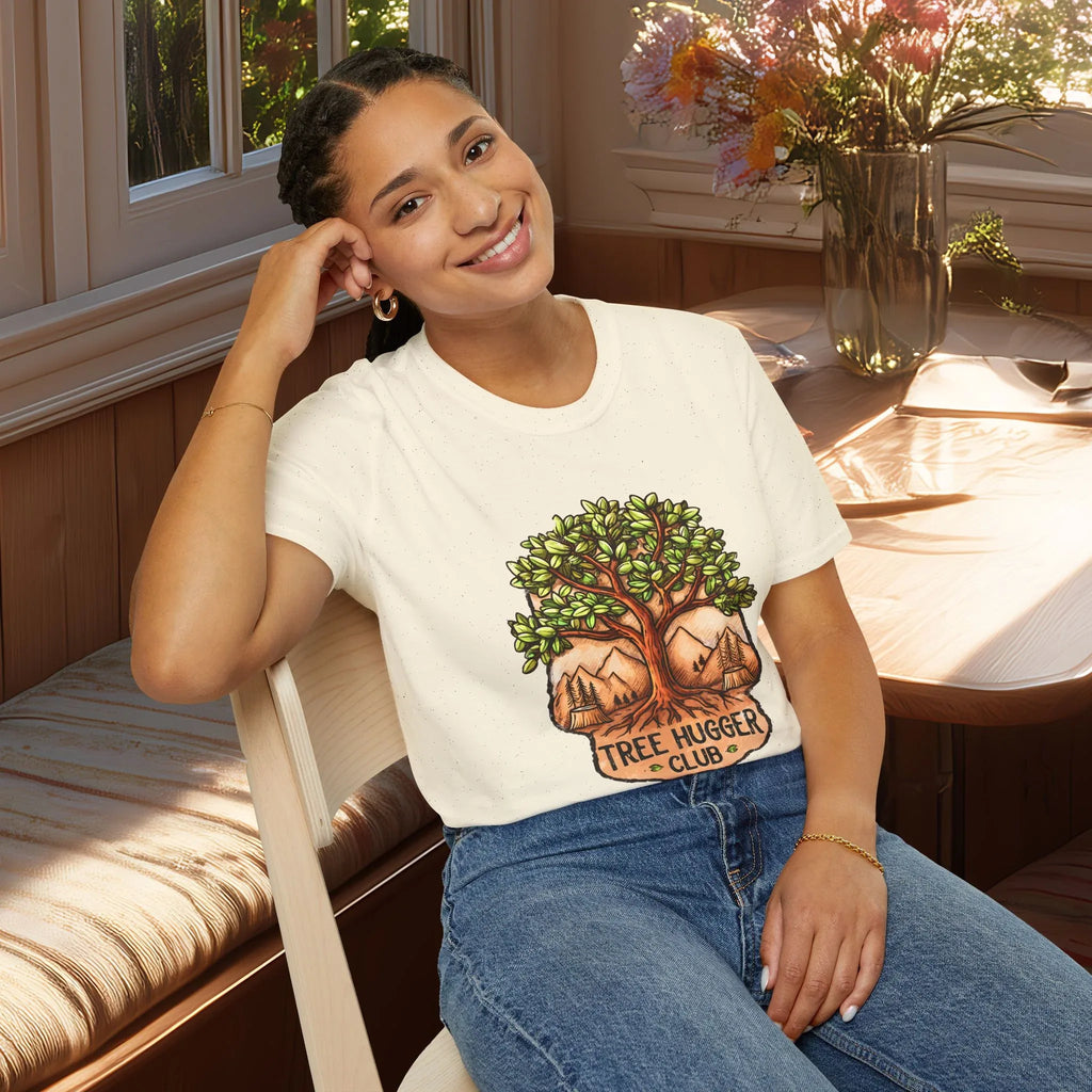 National Park Style Tree Hugger Club Shirt