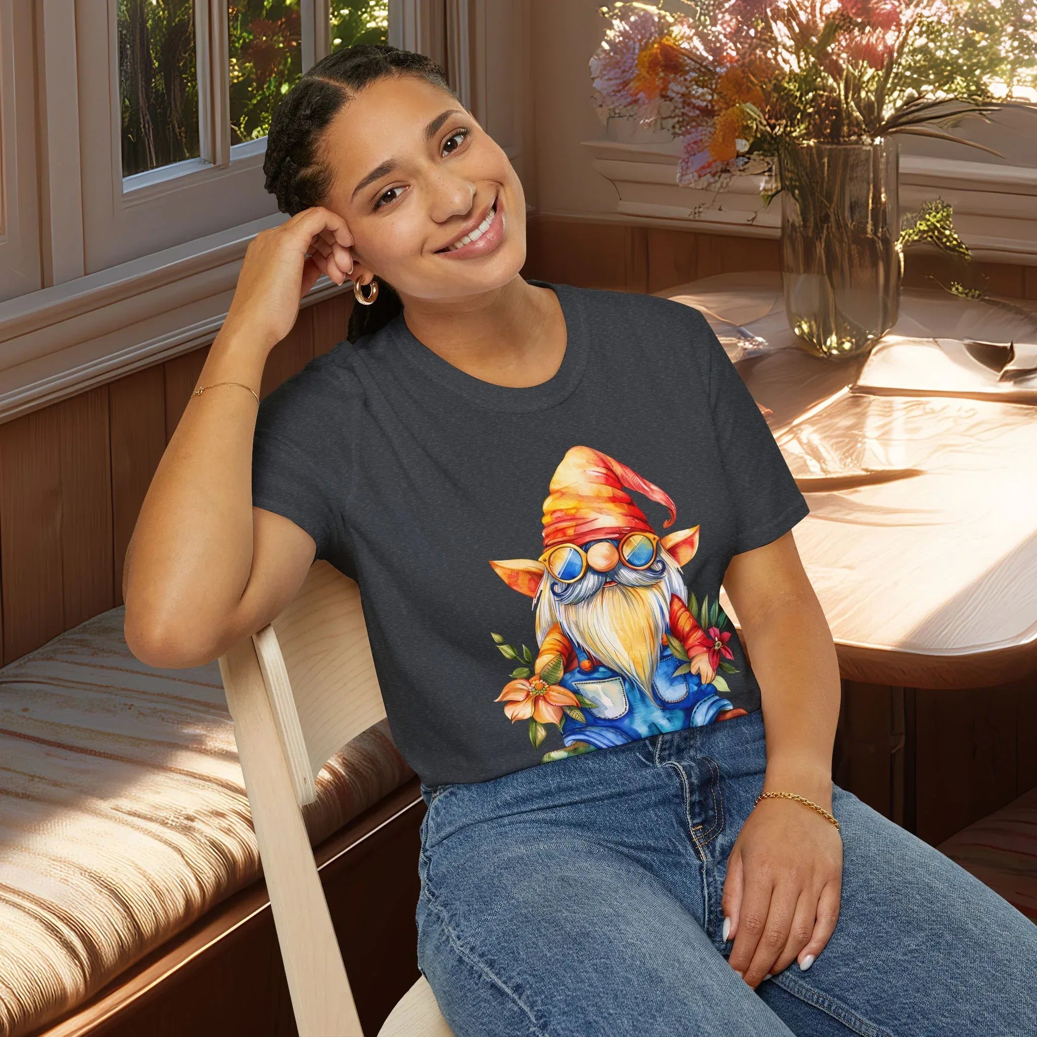 Summer Vibes Farmer Gnome T-Shirt