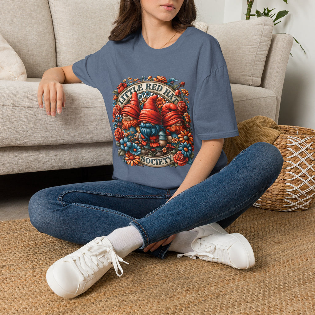 Garden Gnome Little Red Hat Society T-Shirt