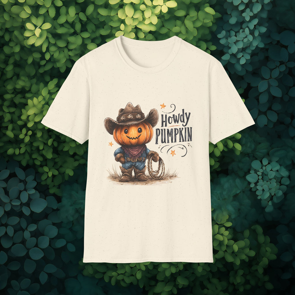 Howdy Pumpkin Cowboy Western T-Shirt