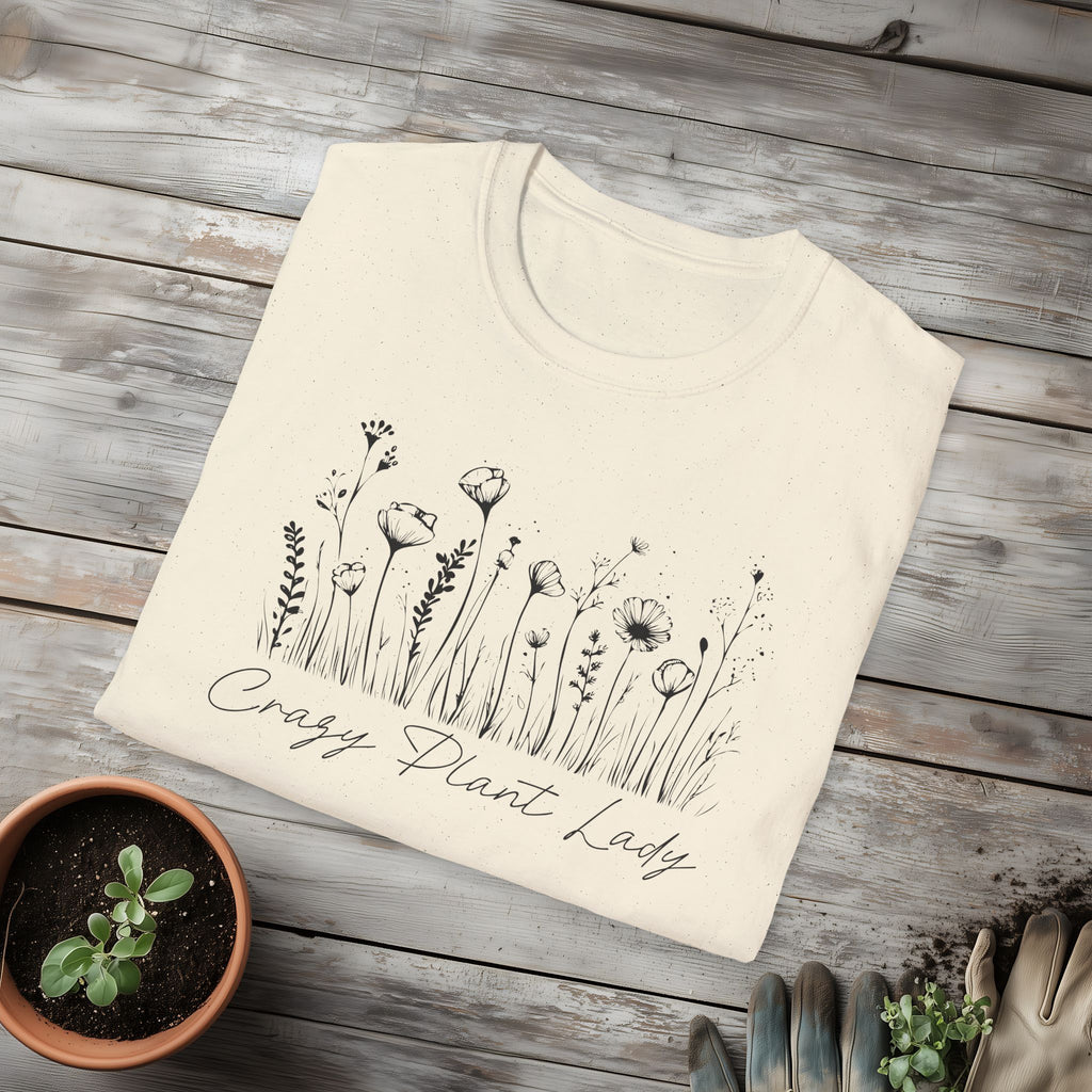 Crazy Plant Lady T-Shirt for Gardeners