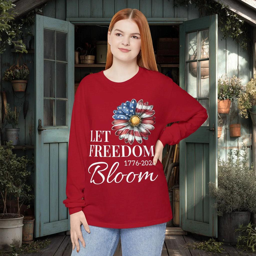 Let Freedom Bloom Long Sleeve Tee