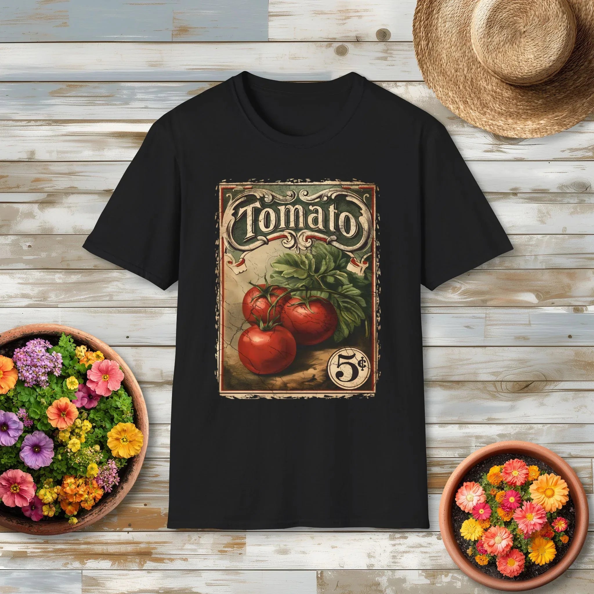 Vintage Tomato Seed Packet Shirt