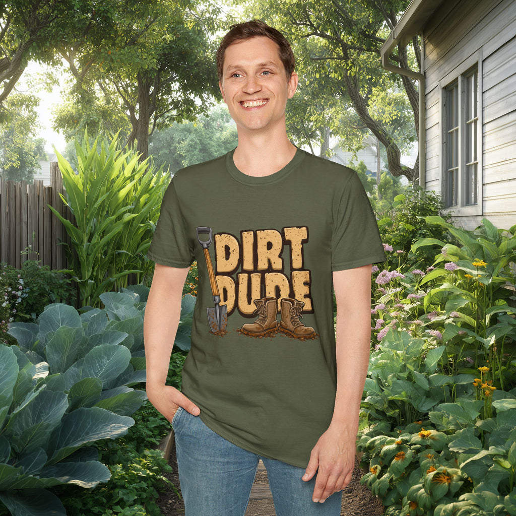 Dirt Dude T-Shirt for Gardeners