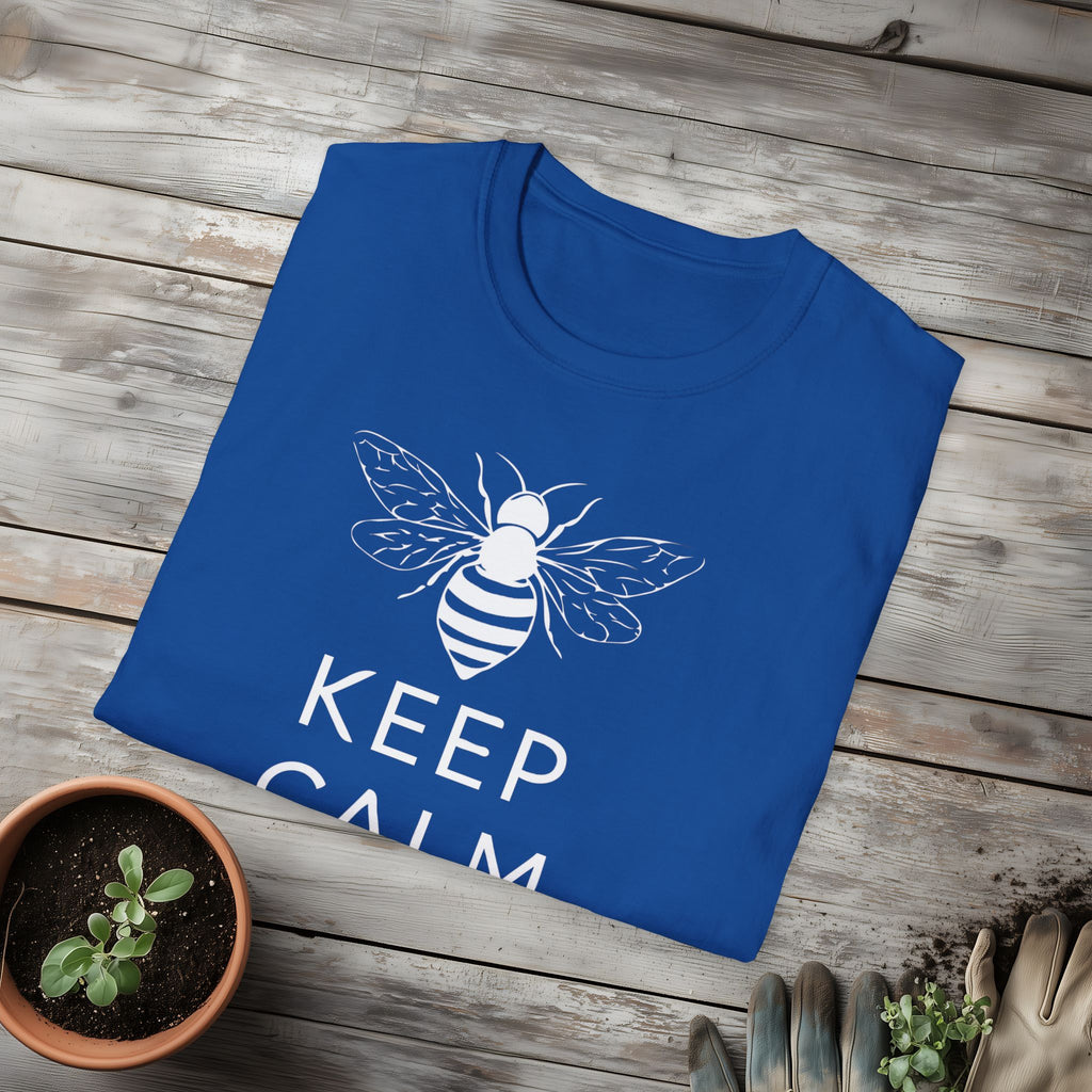 Keep Calm and Bee Bold T-Shirt for Bee and Nature Lovers