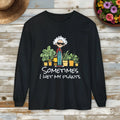 Grumpy Old Lady Sometimes I Wet My Plants Long Sleeve Tee