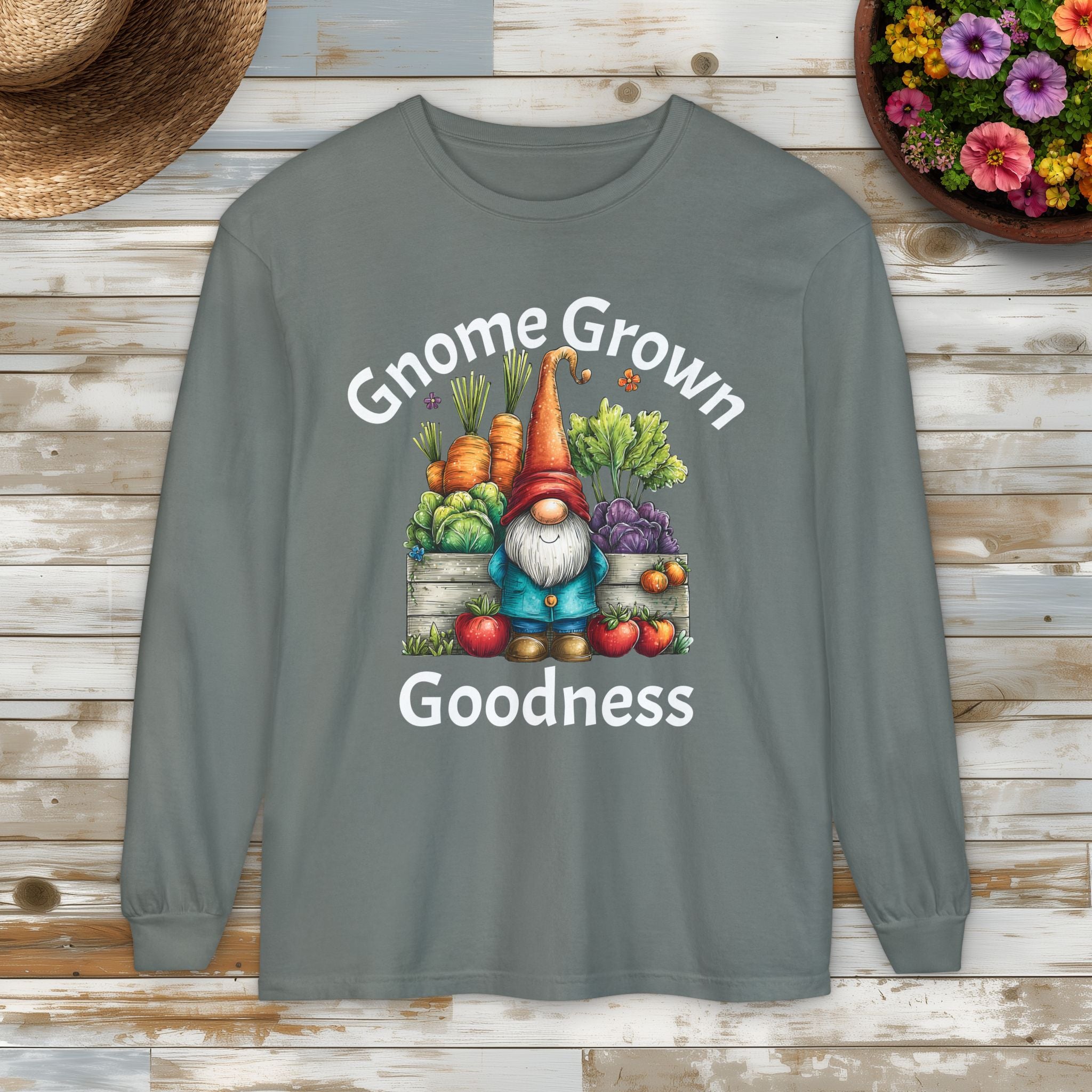 Gnome Grown Goodness Long Sleeve Tee