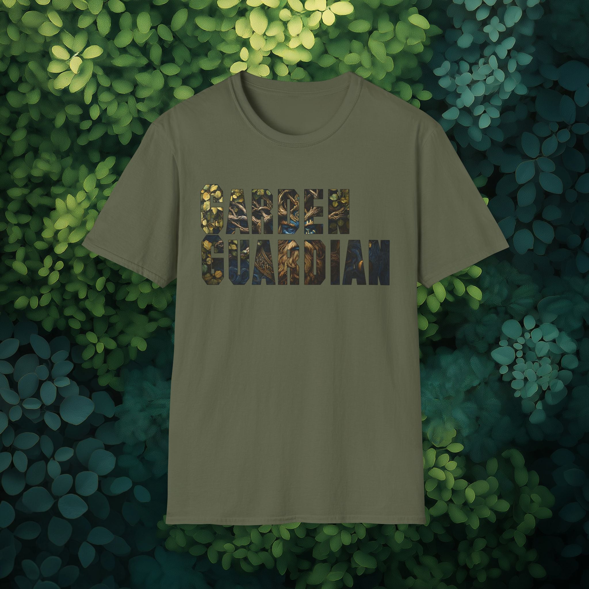 Fantasy Garden Guardian T-Shirt for Gardeners