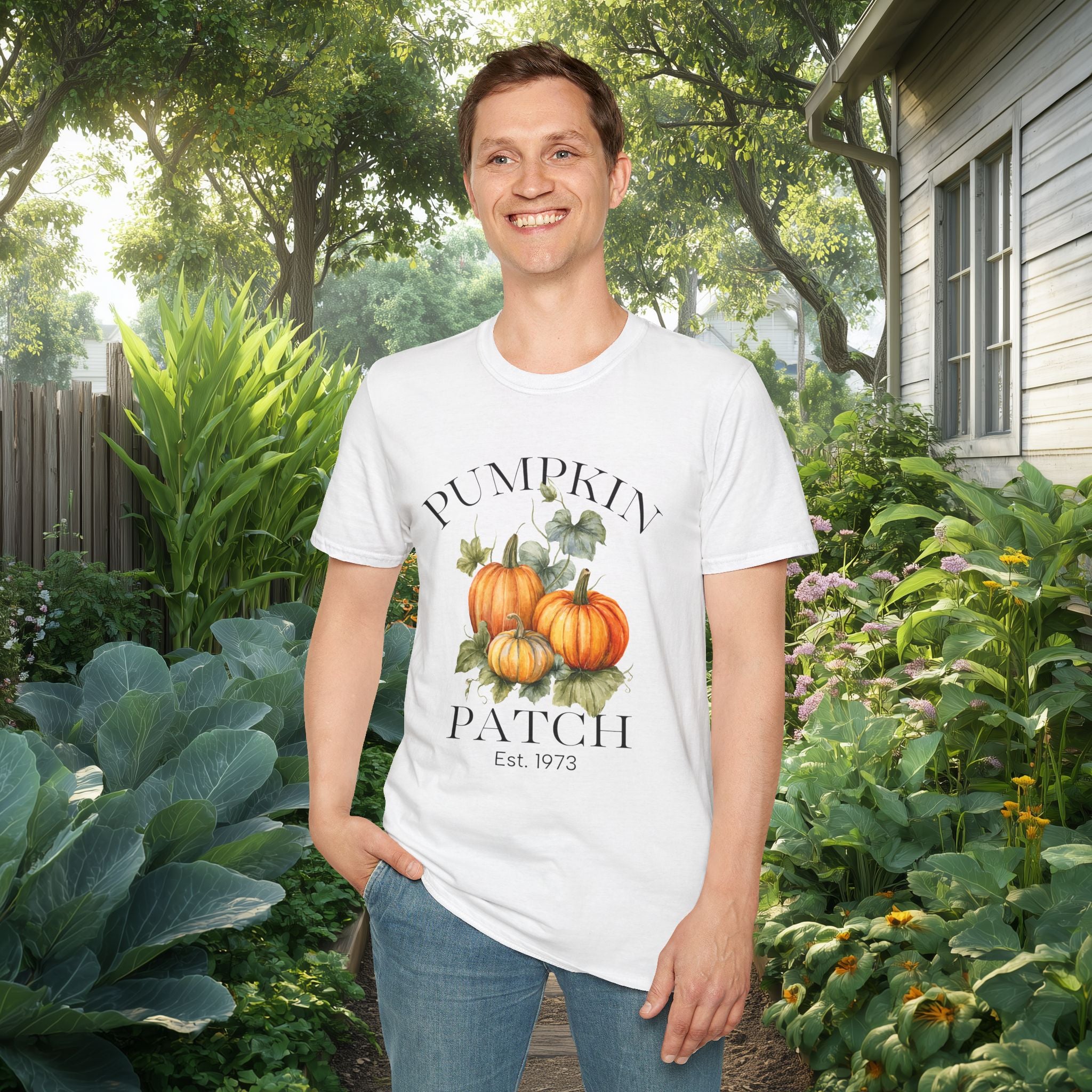 Rustic Pumpkin Patch Tee with Vintage Farm Style