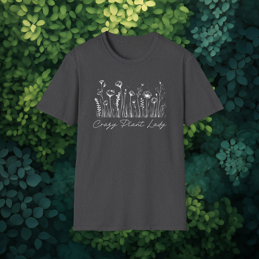 Crazy Plant Lady T-Shirt for Gardeners