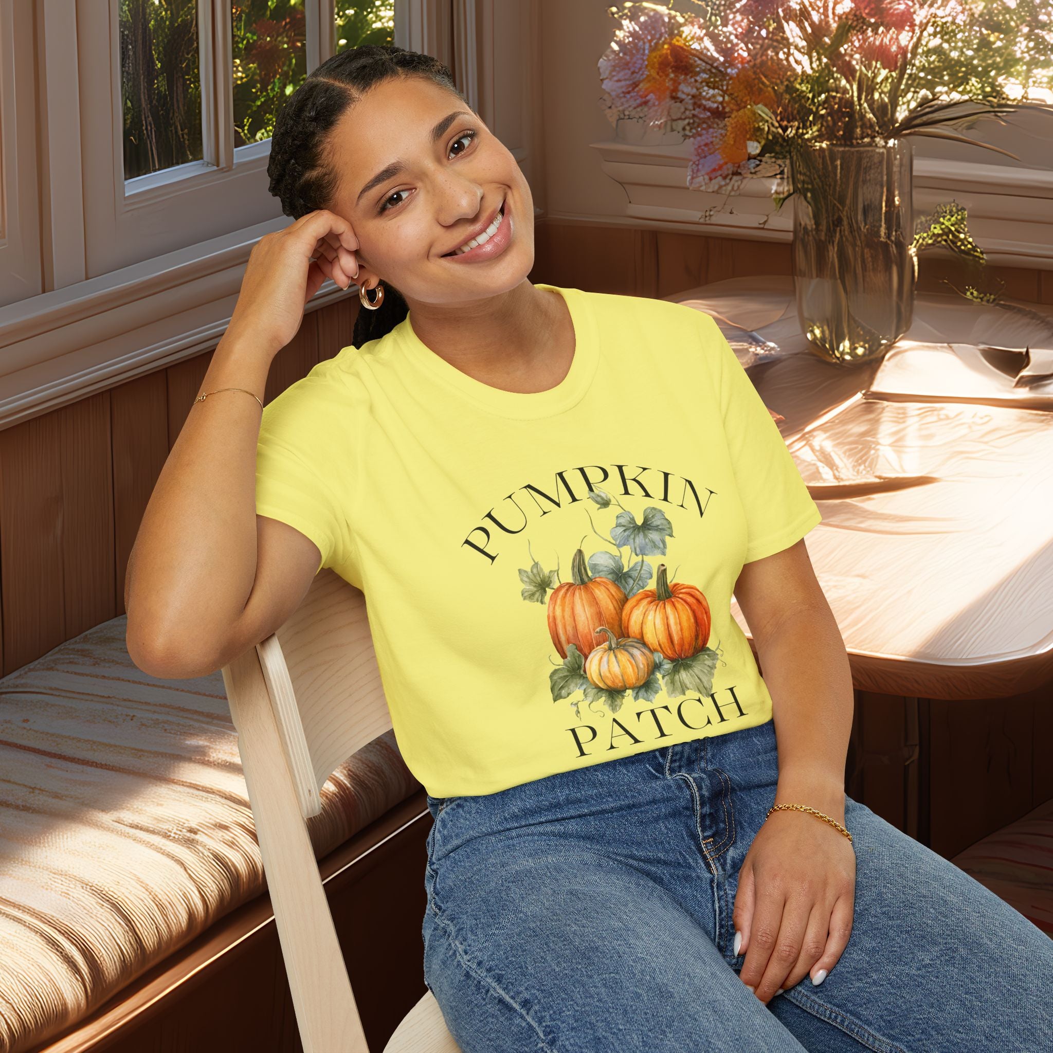 Rustic Pumpkin Patch Tee with Vintage Farm Style