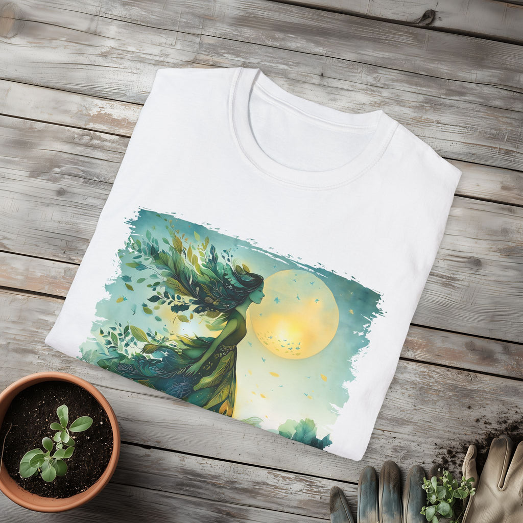 Garden Goddess T-Shirt for Gardeners, Nature Lovers, Summer Casual Wear