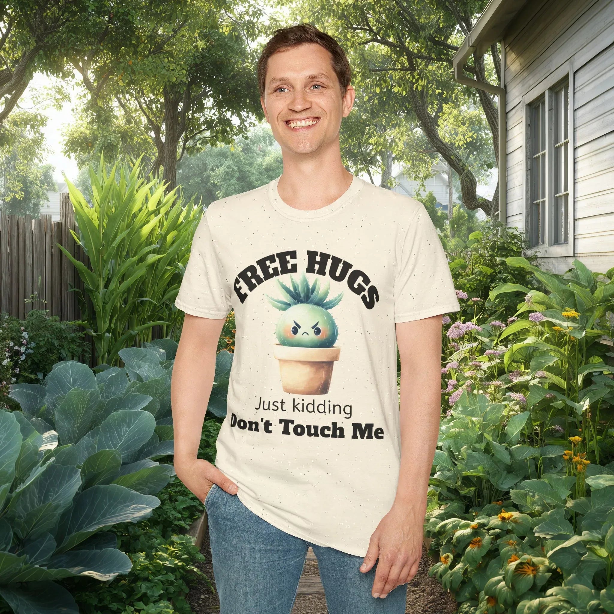 Kawaii Succulent Cactus Funny Plant Shirt