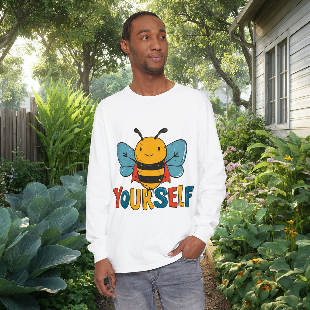 Superhero Bee Yourself Long Sleeve Tee