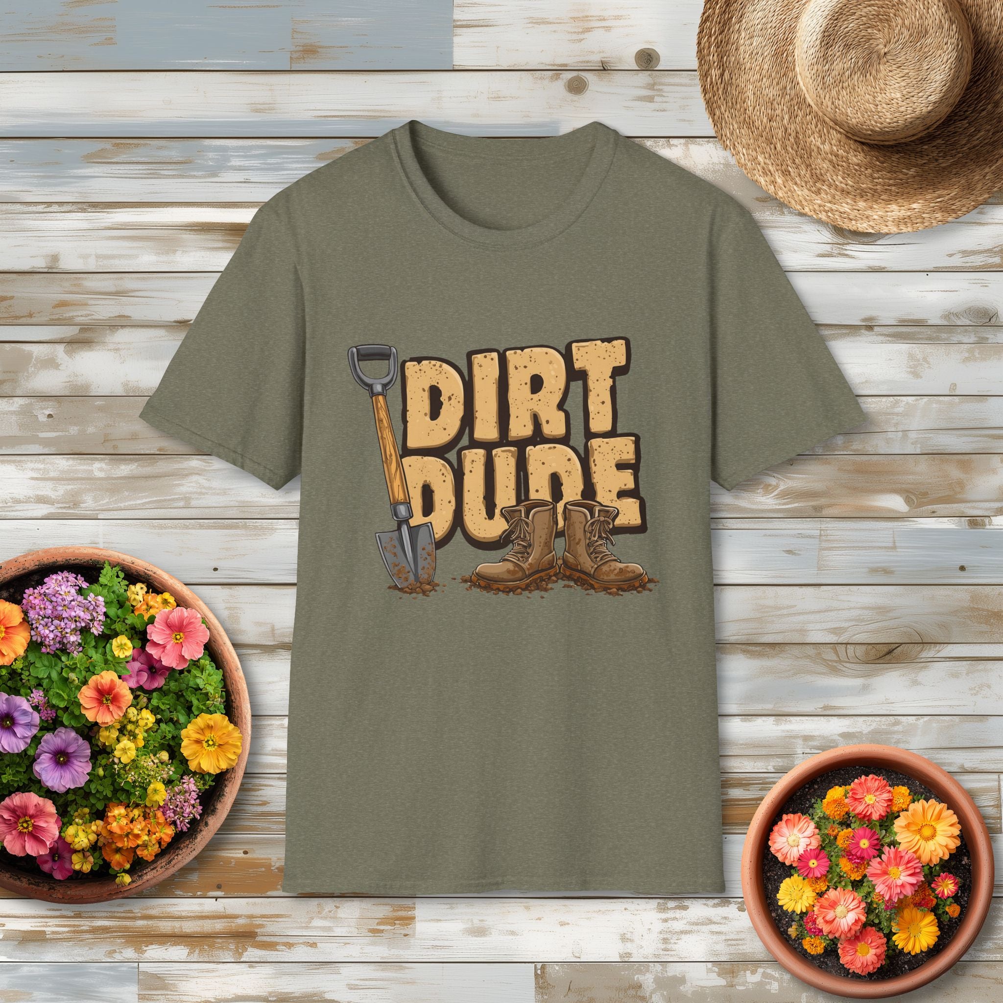 Dirt Dude T-Shirt for Gardeners
