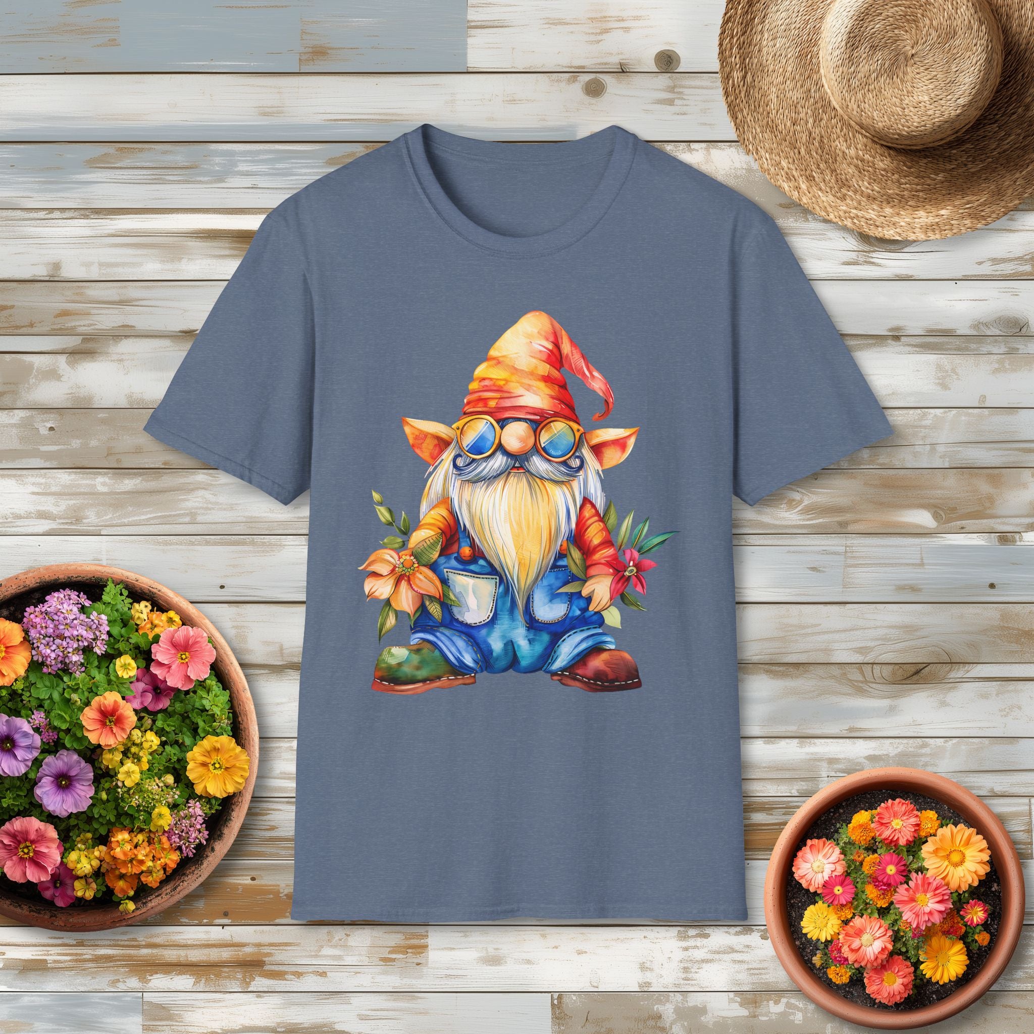 Summer Vibes Farmer Gnome T-Shirt