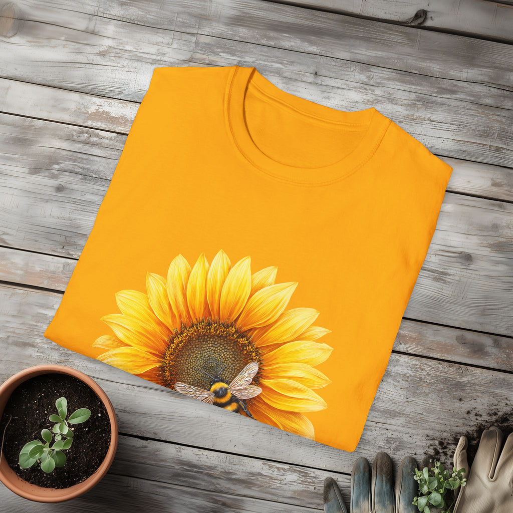 Sunflower and Honeybee T-Shirt