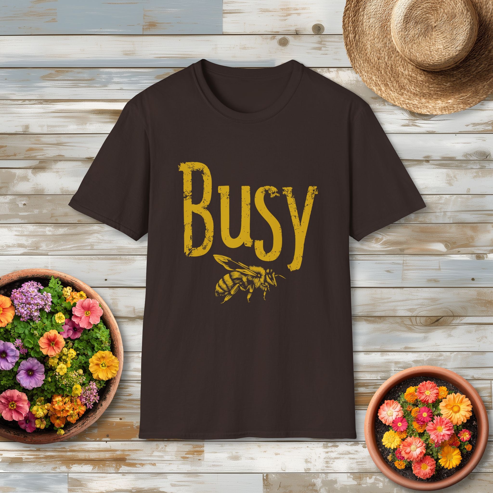 Retro Busy Bee T-Shirt for Nature Lovers