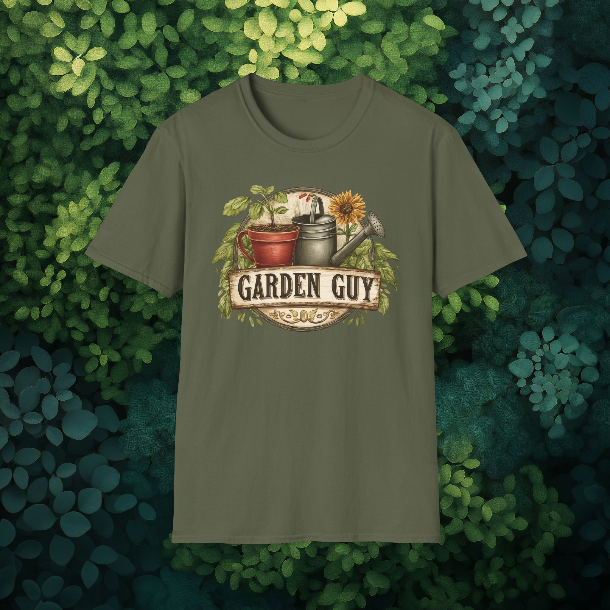 Vintage Garden Guy T-Shirt for  Backyard Gardeners
