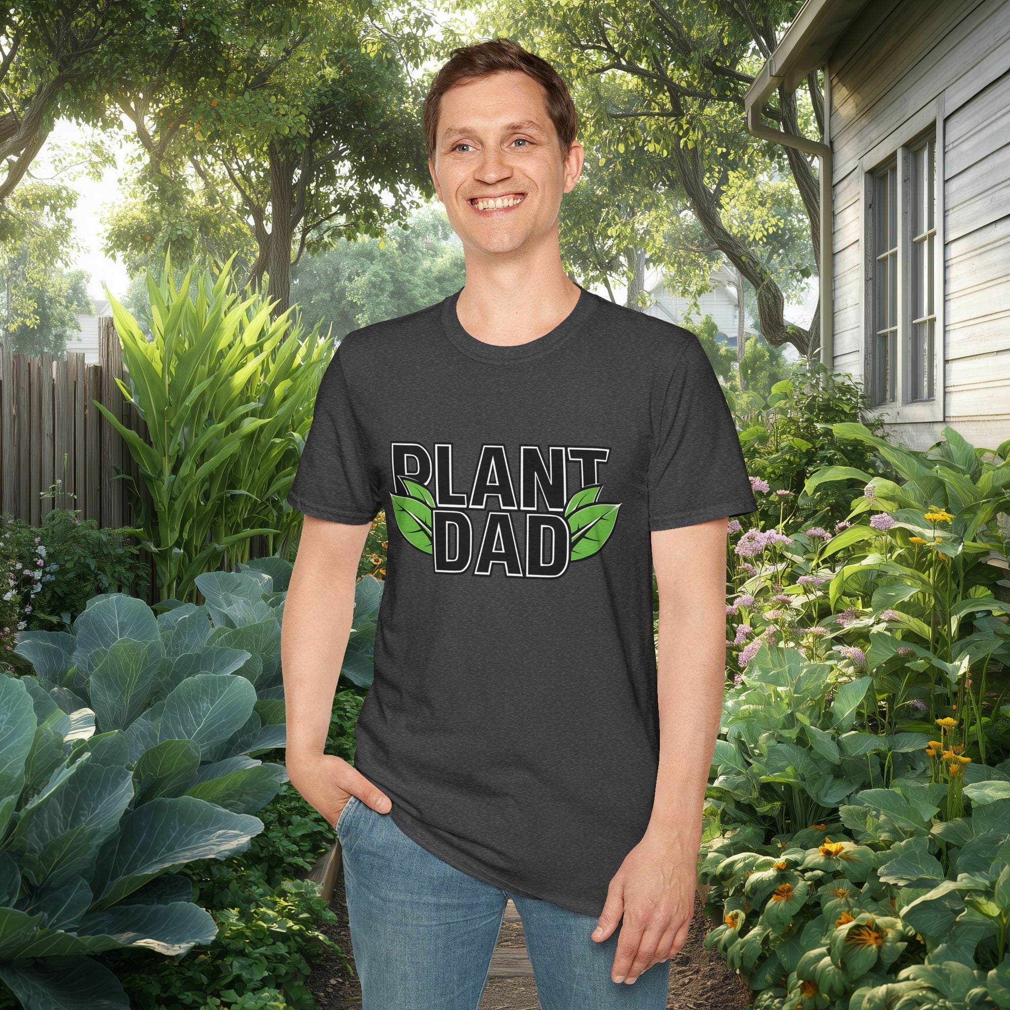Plant Dad T-Shirt for Gardeners