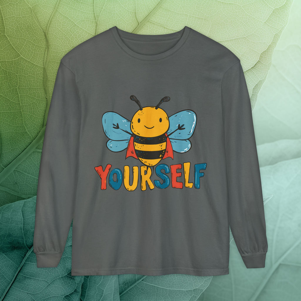 Superhero Bee Yourself Long Sleeve Tee