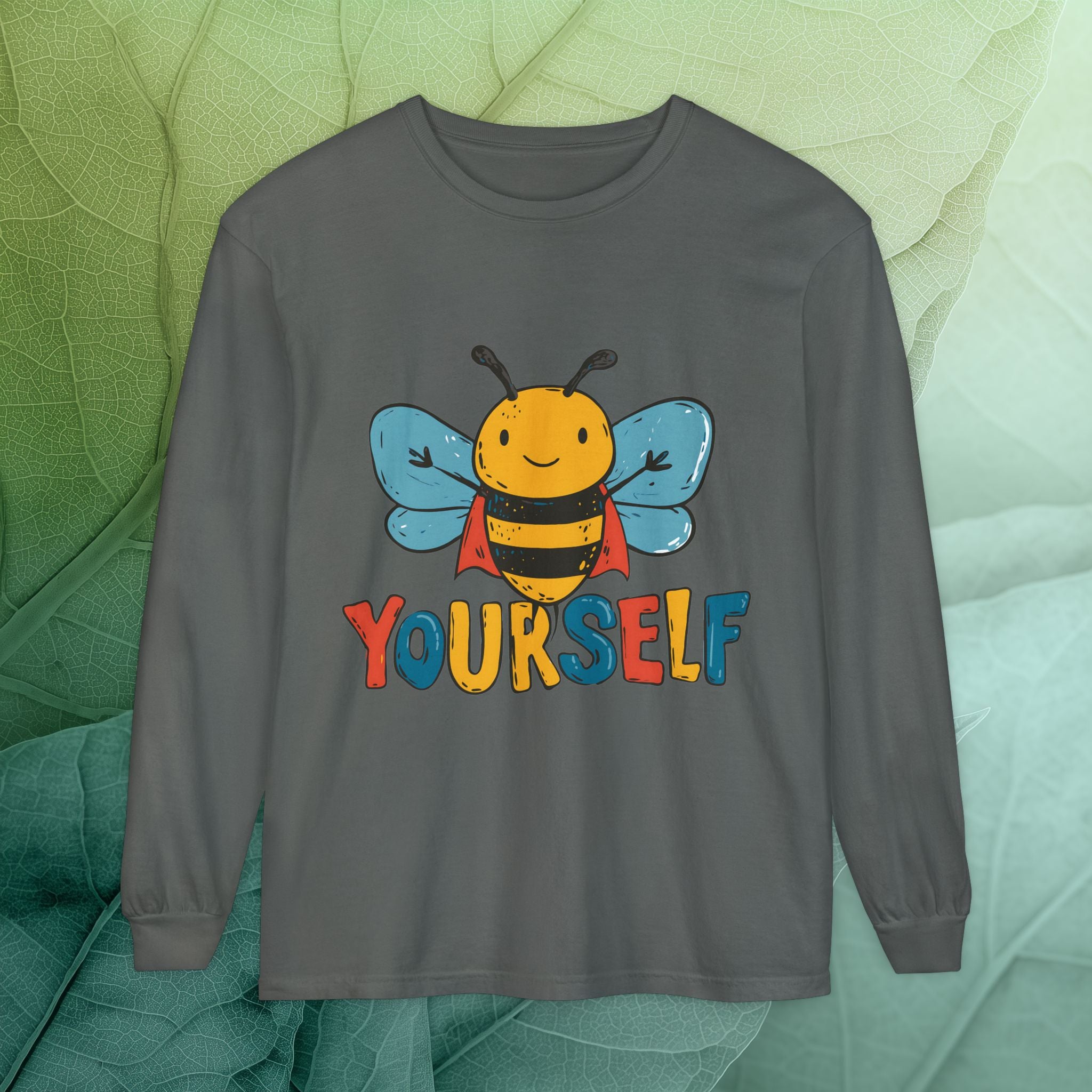 Superhero Bee Yourself Long Sleeve Tee