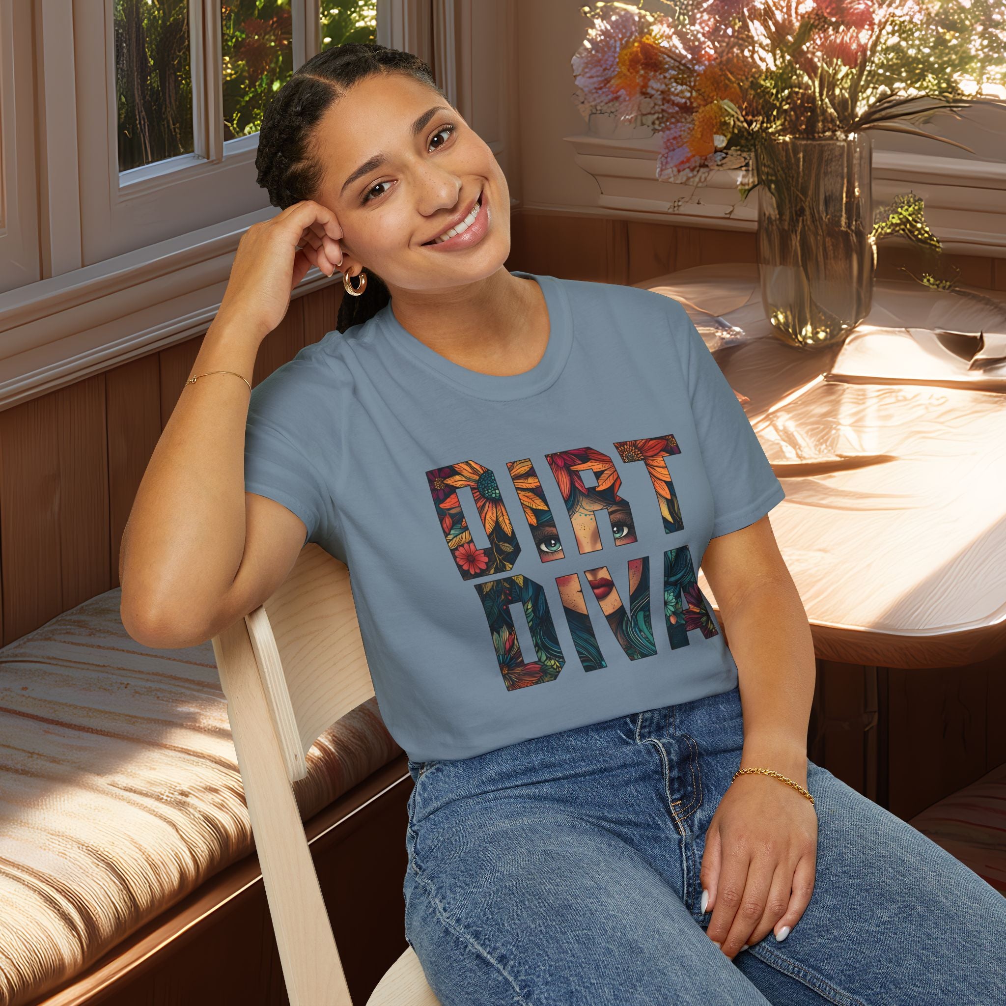 Boho Dirt Diva T-Shirt for  Nature Lovers