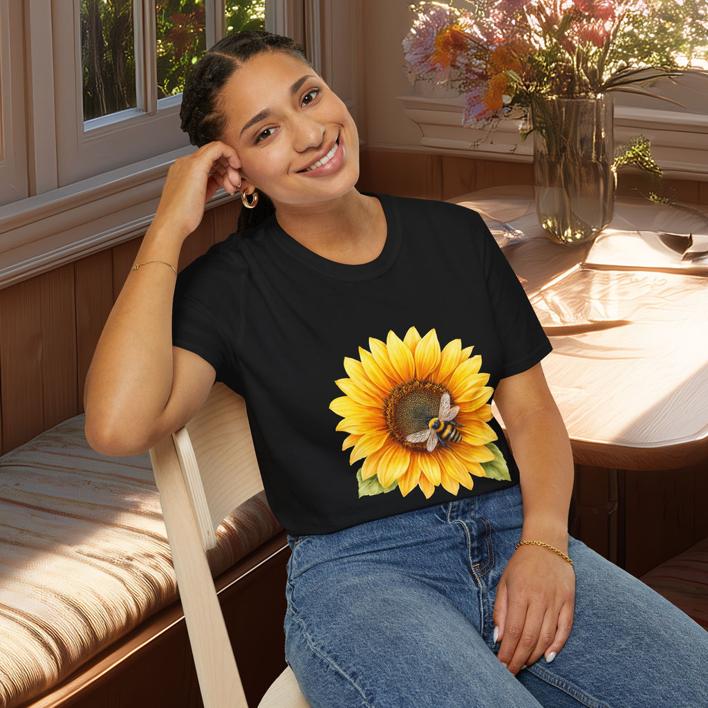 Sunflower and Honeybee T-Shirt