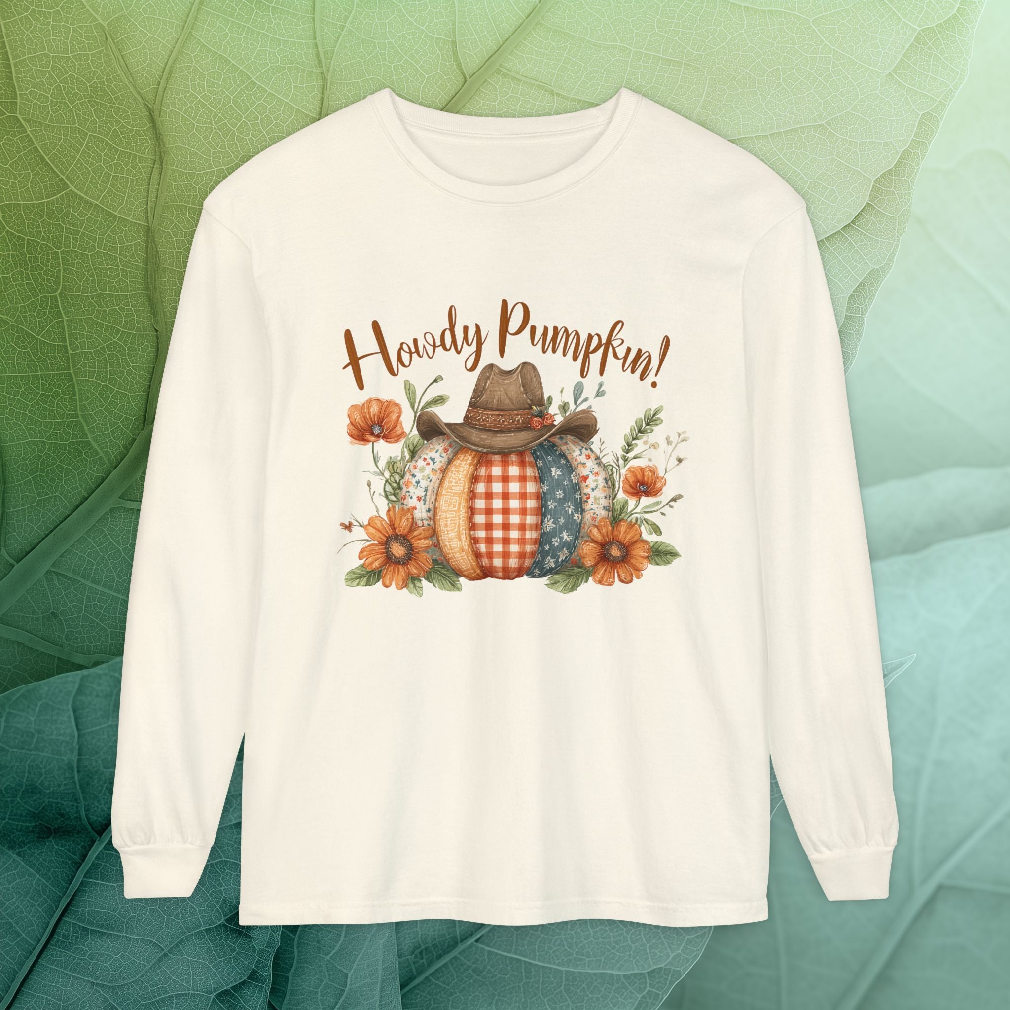 Howdy Pumpkin Long Sleeve Tee