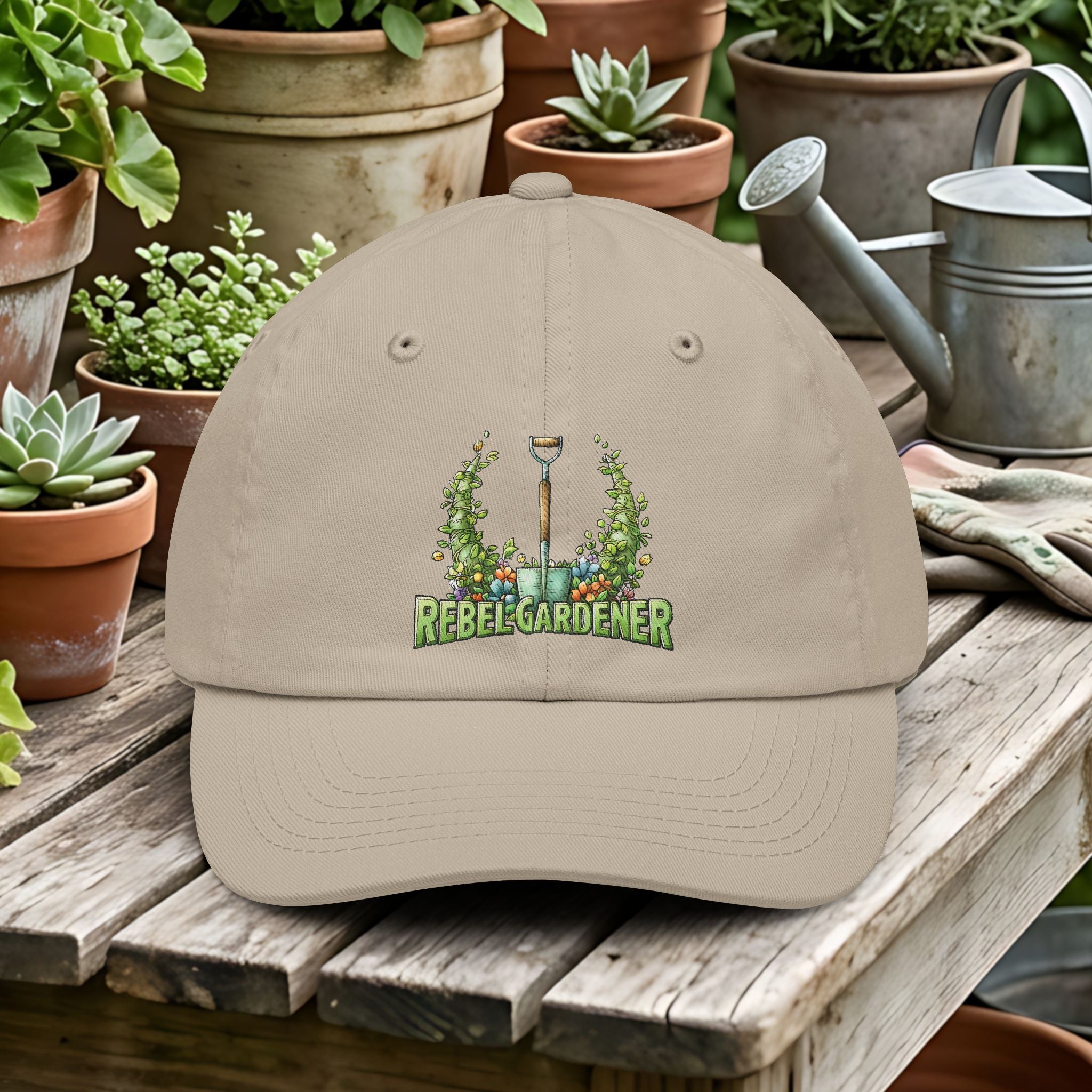 Floral Rebel Gardener Dad Hat