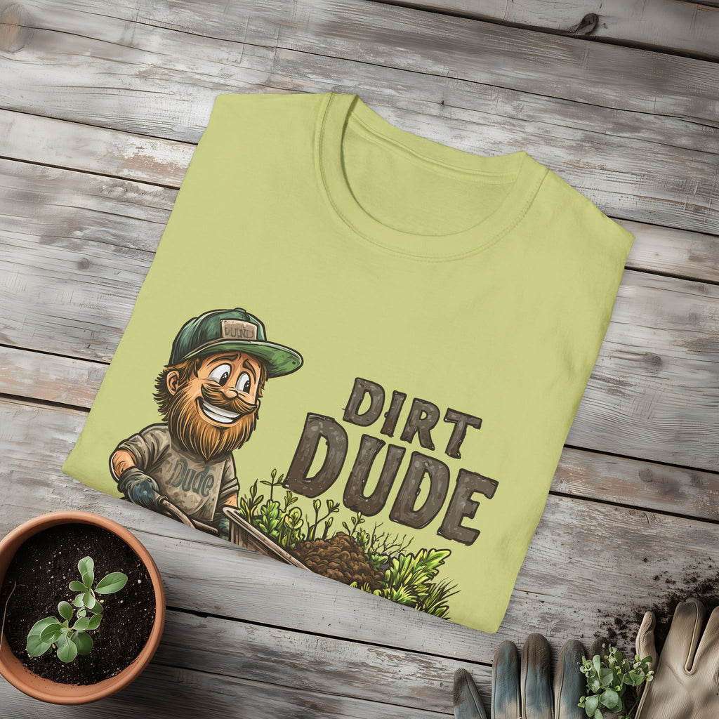 Dirt Dude with Wheelbarrow T-Shirt