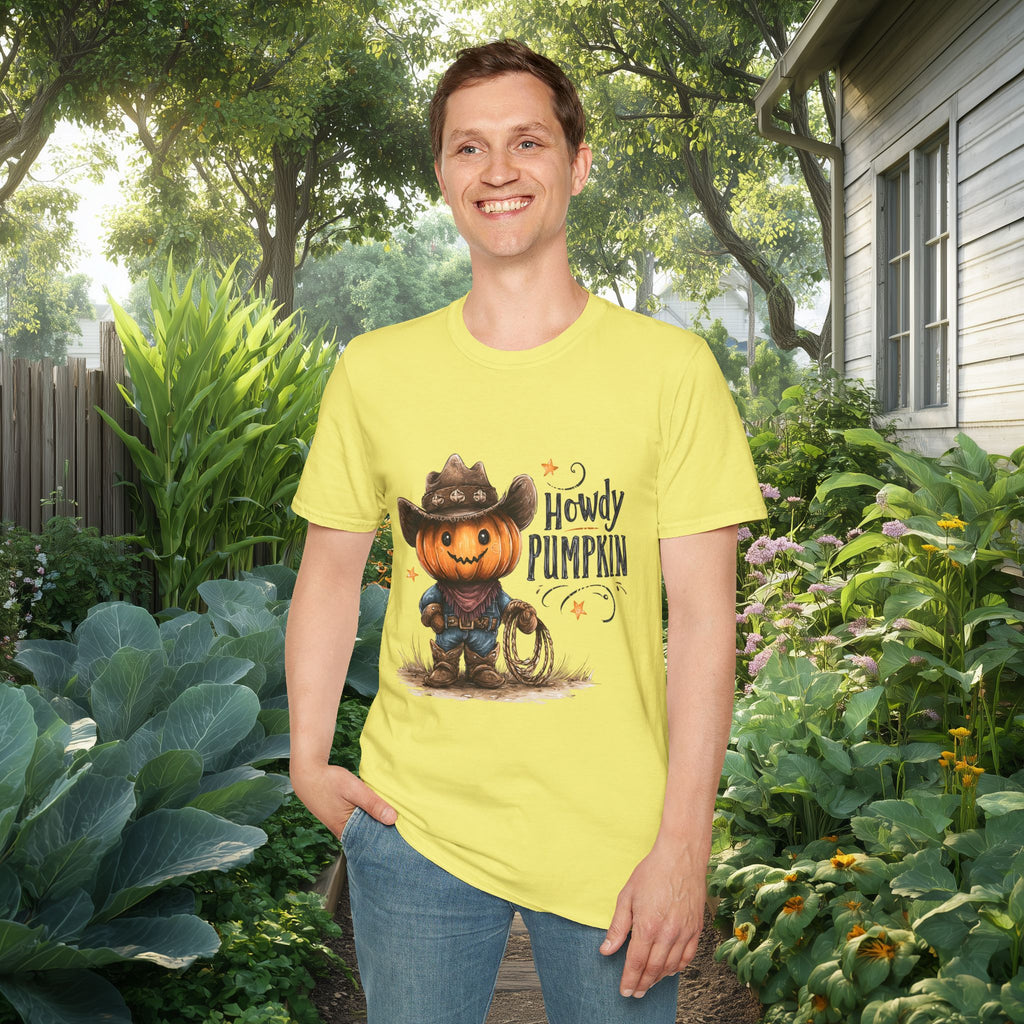 Howdy Pumpkin Cowboy Western T-Shirt
